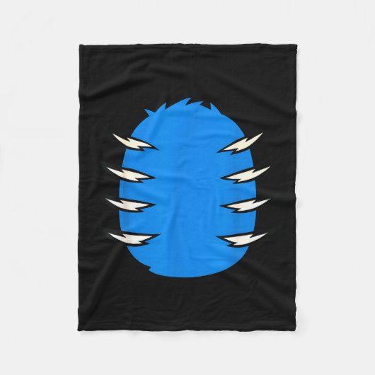 Couverture Polaire Halloween Costume Funny Blue Tiger Diy Group Match (Devant)