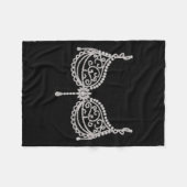 Couverture Polaire Halloween Costume Show Girl (Devant (Horizontal))