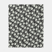 Couverture Polaire Halloween crâne Motif sans marque (Devant)