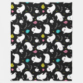 Couverture Polaire Halloween Cute Ghost (Devant)