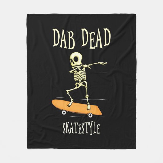 Couverture Polaire Halloween Dabbing Skatestyle (Devant)