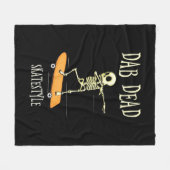 Couverture Polaire Halloween Dabbing Skatestyle (Devant (Horizontal))