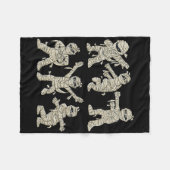 Couverture Polaire Halloween Danser Maman Dance Challenge Garçons Fil (Devant (Horizontal))