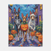 Couverture Polaire Halloween de Kelpie australienne (Devant)