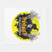 Couverture Polaire Halloween de l'esprit (Devant (Horizontal))