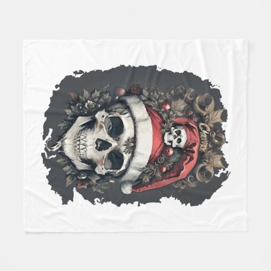 Couverture Polaire Halloween de Noël (Devant (Horizontal))