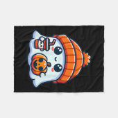 Couverture Polaire Halloween éffrayant Ghost Mens (Devant (Horizontal))