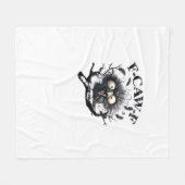 Couverture Polaire Halloween F-Caw-F Bird Cool Unique (Devant (Horizontal))