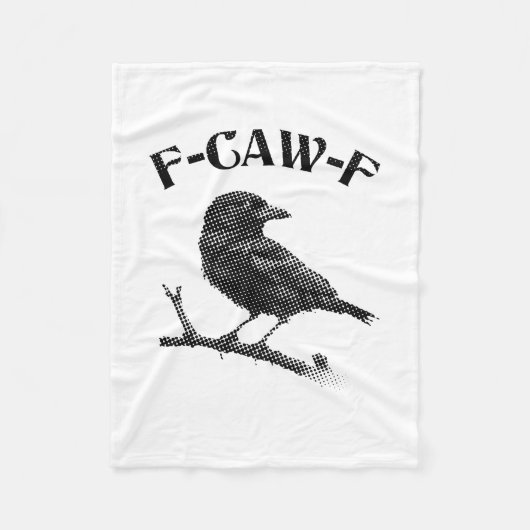 Couverture Polaire Halloween F-CAW-F du Corbeau (Devant)