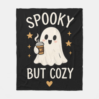 Couverture Polaire Halloween Fantôme Effrayant mais Confortable