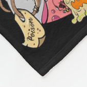 Couverture Polaire Halloween Femmes Hommes Enfants Halloween Chat Noi (Coin)