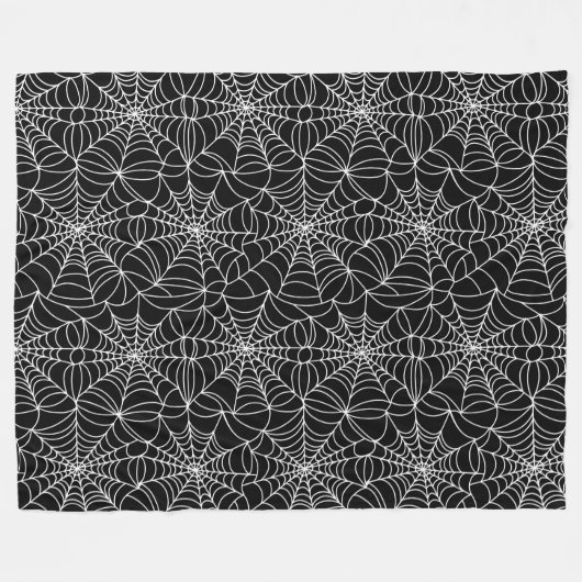 Couverture Polaire Halloween Fleece Jeter Blanche (Devant (Horizontal))