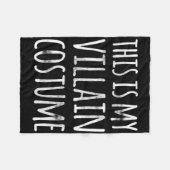 Couverture Polaire Halloween Fun Lazy C'Est Mon Costume De Méchant (Devant (Horizontal))