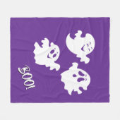 Couverture Polaire Halloween Ghost (Devant (Horizontal))