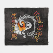 Couverture Polaire Halloween Ghost Guitar Booberry Hill (Devant (Horizontal))