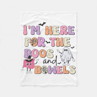 Couverture Polaire Halloween Gi Nurse Boos Et Bowels Colonoscopie Fin