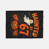 Couverture Polaire Halloween Haunted By 67 Funny Halloween Ghost Six  (Devant (Horizontal))