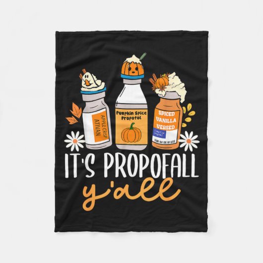 Couverture Polaire Halloween Icu Nurse Its Profall Y'all Crna Icu Fal (Devant)