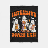 Couverture Polaire Halloween Intensive Care E Unit Ghost Nurse Icu Nu (Devant)