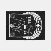 Couverture Polaire Halloween jusqu'à la mort Do Us Party Chelorette M (Devant (Horizontal))