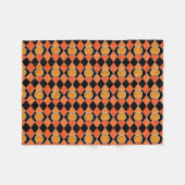 Couverture Polaire Halloween Kawaii Jack-o-lanterne Jacquard (Devant (Horizontal))