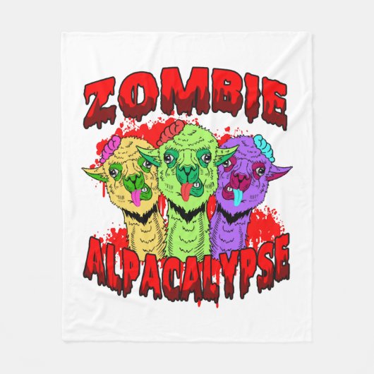 Couverture Polaire Halloween Llama Alpaca Funny Lama Glama Cool Cadea (Devant)
