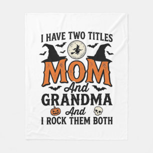Couverture Polaire Halloween Maman Grand-mère Vintage Chemise de Sorc