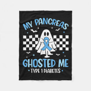 Couverture Polaire Halloween Mon Pancréas M'a Ghosté Drôle De Diabète