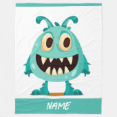 Couverture Polaire Halloween/Monster/dessin animé (Devant)