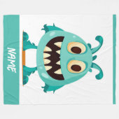 Couverture Polaire Halloween/Monster/dessin animé (Devant (Horizontal))