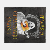 Couverture Polaire Halloween Monster Mash Ghost Graveyard Smash (Devant (Horizontal))