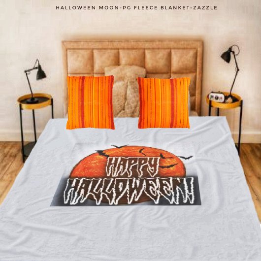 Couverture Polaire Halloween Moon-PG