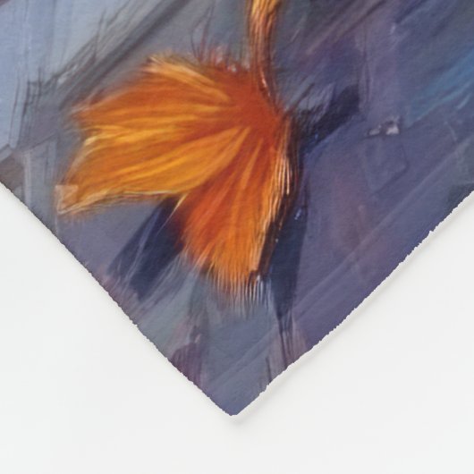 Couverture Polaire Halloween Orientale Bleue Chats Trick-or-Treating (Coin)