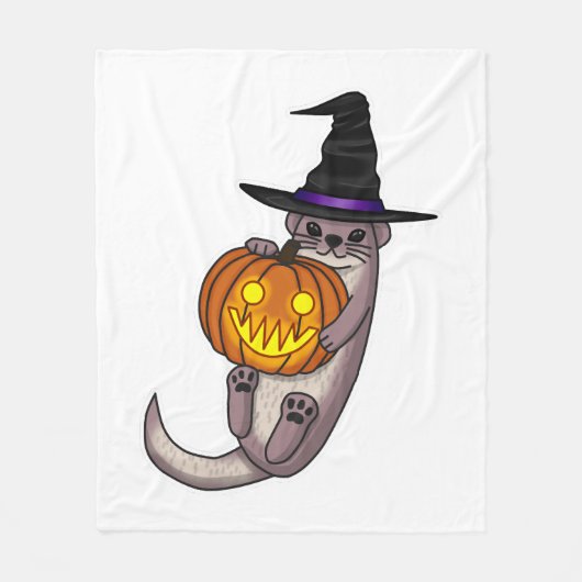 Couverture Polaire Halloween Otter (Devant)