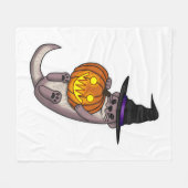 Couverture Polaire Halloween Otter (Devant (Horizontal))