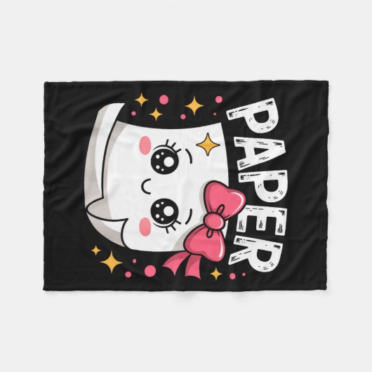 Couverture Polaire Halloween Paper Scissors Rock Matching Cute Paper  (Devant (Horizontal))