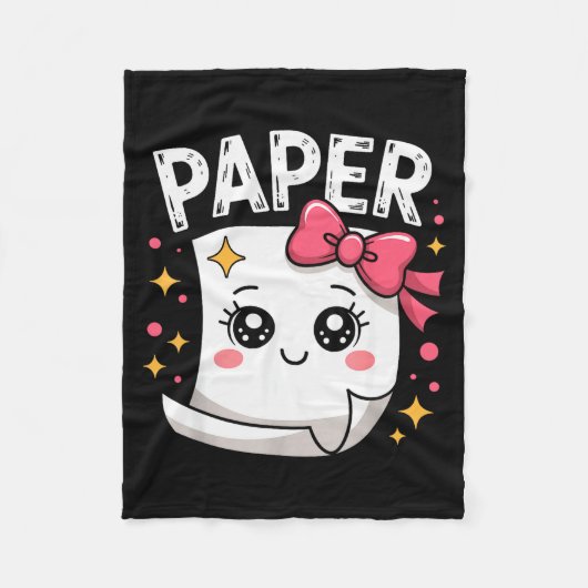 Couverture Polaire Halloween Paper Scissors Rock Matching Cute Paper  (Devant)