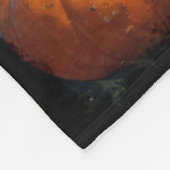 Couverture Polaire Halloween Papillon Chiot Vivre dans un Citrouille (Coin)