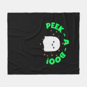 Couverture Polaire Halloween - Peekabo (Devant (Horizontal))