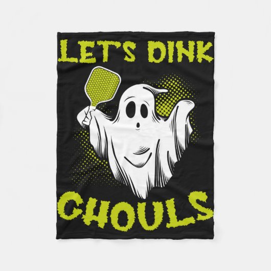 Couverture Polaire Halloween Pickleball Costume Pickleball Lover Tri (Devant)