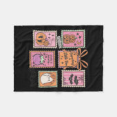 Couverture Polaire Halloween Pregnancy Announcement Funny Ghost Baby (Devant (Horizontal))