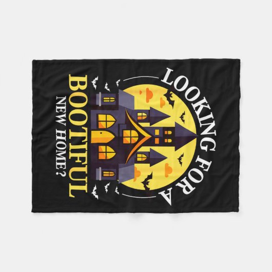 Couverture Polaire Halloween Real Estate Agent Funny Realtor Bootiful (Devant (Horizontal))