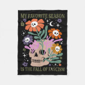 Couverture Polaire Halloween Retro My Favorite Season Is The Fall Of (Devant)