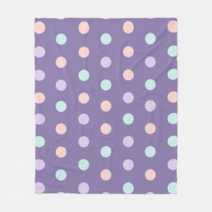 Couverture Polaire Halloween sans couture motif avec isolat pois