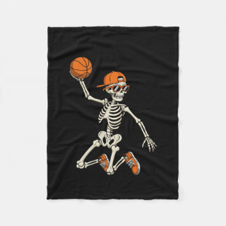 Couverture Polaire Halloween Skeleton Funny Sketll Shirt For Teens Bo