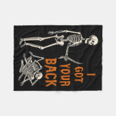 Couverture Polaire Halloween Skeletons Ive Got Your Back Costume Men (Devant (Horizontal))