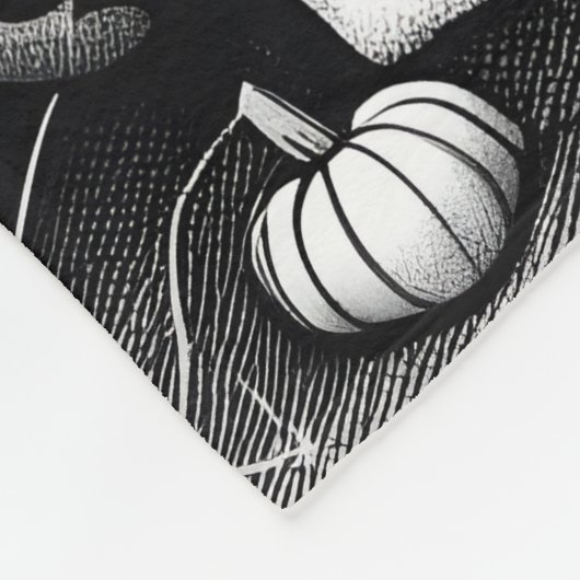 Couverture Polaire Halloween Skulls Skeltons Graveyard Graphisme (Coin)