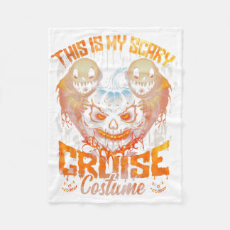 Couverture Polaire Halloween squelette éffrayant
