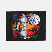 Couverture Polaire Halloween Thanksgiving Noël Joyeux Hallomerci (Devant (Horizontal))