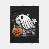 Couverture Polaire Halloween Turtle Ghost Pumpkin Costume Terran Tort (Devant)